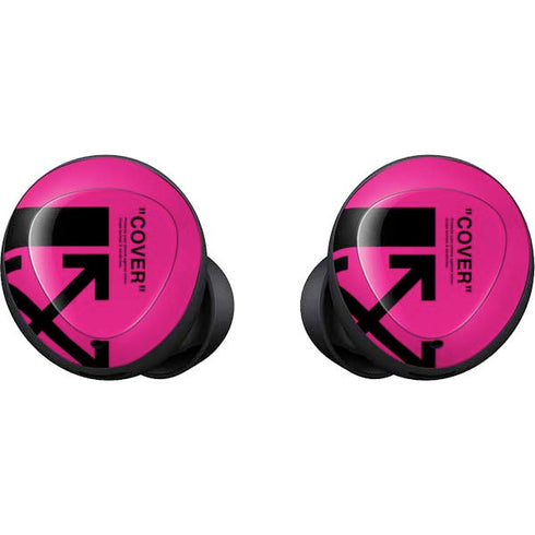 Black and Pink Arrows Galaxy Buds Skin