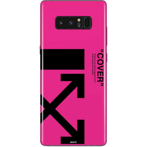 Black and Pink Arrows Galaxy Note 8 Skin