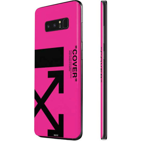 Black and Pink Arrows Galaxy Note 8 Skin