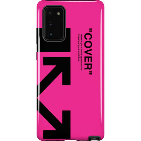 Black and Pink Arrows Galaxy Note20 5G Pro Case