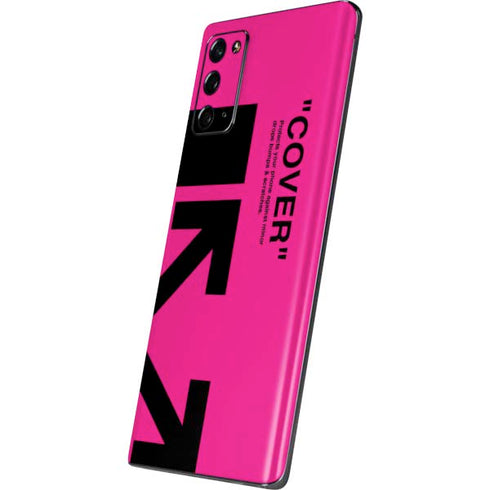 Black and Pink Arrows Galaxy Note20 5G Skin