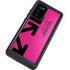 Black and Pink Arrows Galaxy Note20 5G Waterproof Case