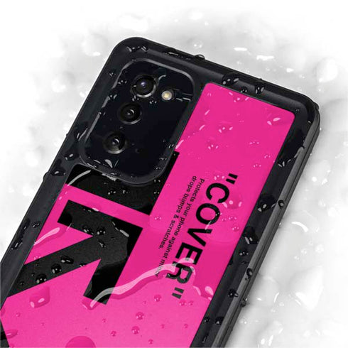 Black and Pink Arrows Galaxy Note20 5G Waterproof Case