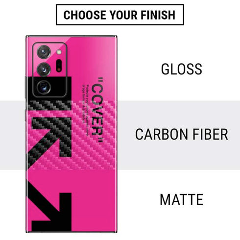 Black and Pink Arrows Galaxy Note20 Ultra 5G Skin