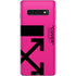 Black and Pink Arrows Galaxy S10 Skin