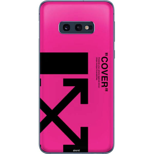 Black and Pink Arrows Galaxy S10e Skin