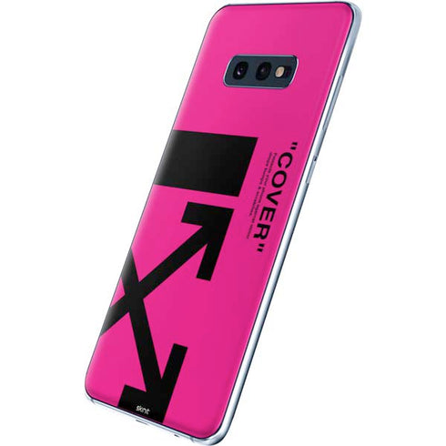 Black and Pink Arrows Galaxy S10e Skin
