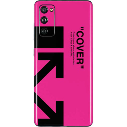 Black and Pink Arrows Galaxy S20 Fan Edition Skin