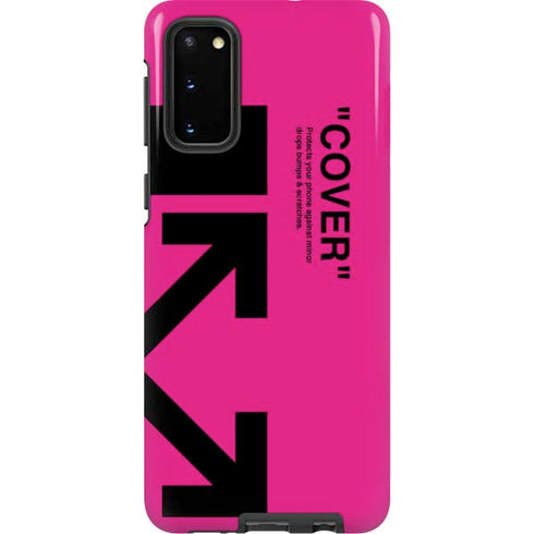 Black and Pink Arrows Galaxy S20 Pro Case