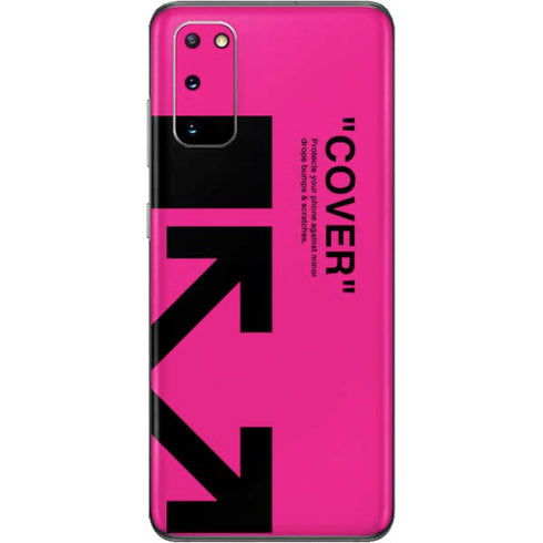 Black and Pink Arrows Galaxy S20 Skin
