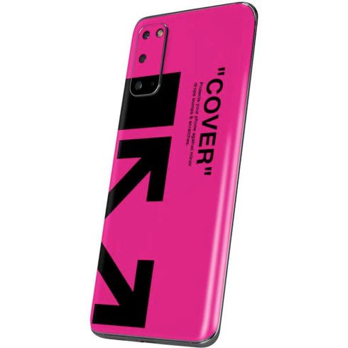 Black and Pink Arrows Galaxy S20 Skin