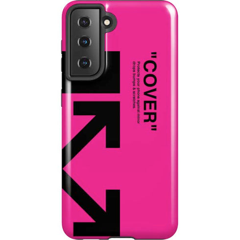 Black and Pink Arrows Galaxy S21 5G Pro Case