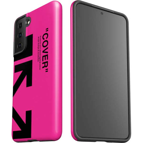 Black and Pink Arrows Galaxy S21 FE Pro Case