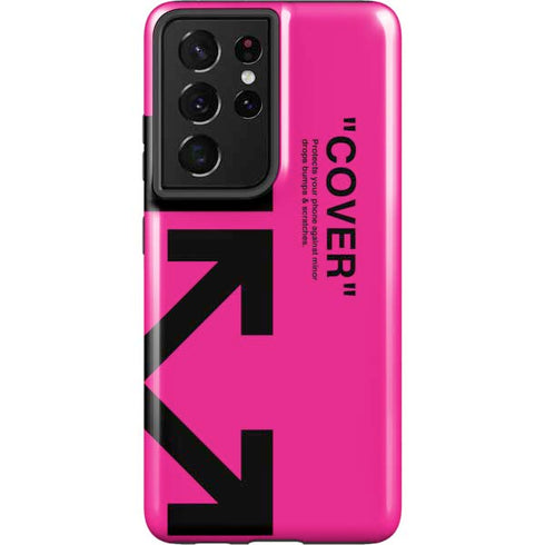 Black and Pink Arrows Galaxy S21 Ultra 5G Pro Case