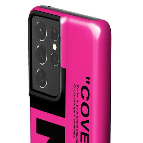 Black and Pink Arrows Galaxy S21 Ultra 5G Pro Case