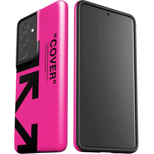 Black and Pink Arrows Galaxy S21 Ultra 5G Pro Case