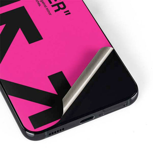 Black and Pink Arrows Galaxy S22 Skin