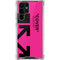 Black and Pink Arrows Galaxy S22 Ultra Clear Case