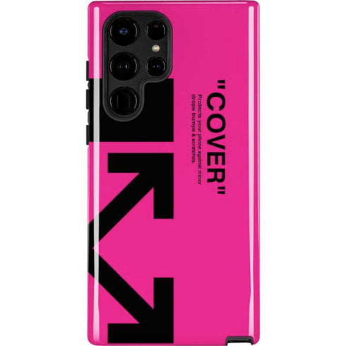 Black and Pink Arrows Galaxy S22 Ultra Pro Case