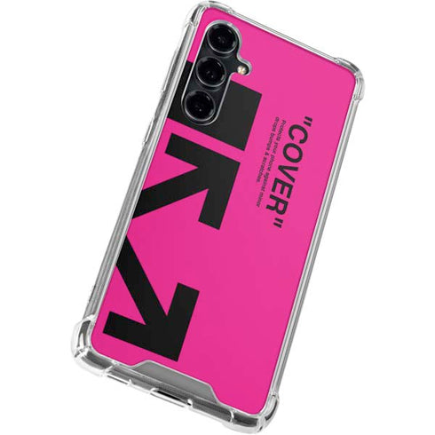 Black and Pink Arrows Galaxy S23 FE Clear Case