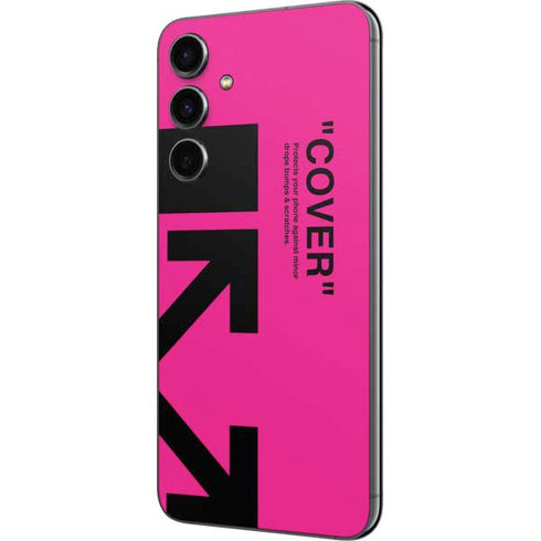 Black and Pink Arrows Galaxy S23 FE Skin
