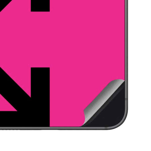 Black and Pink Arrows Galaxy S23 FE Skin