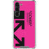 Black and Pink Arrows Galaxy S23 Plus Clear Case