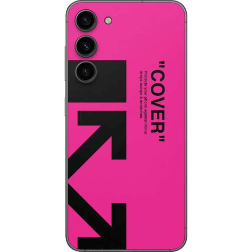 Black and Pink Arrows Galaxy S23 Plus Skin