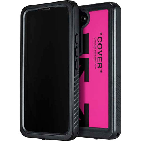 Black and Pink Arrows Galaxy S23 Plus Waterproof Case