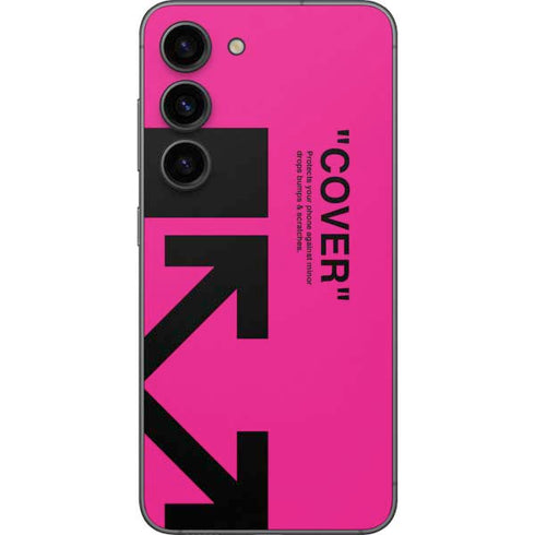 Black and Pink Arrows Galaxy S23 Skin