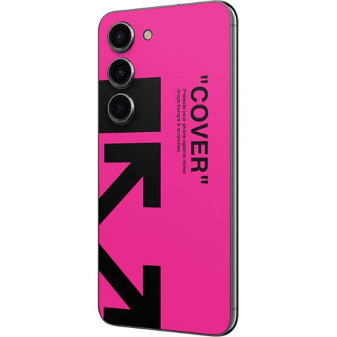 Black and Pink Arrows Galaxy S23 Skin