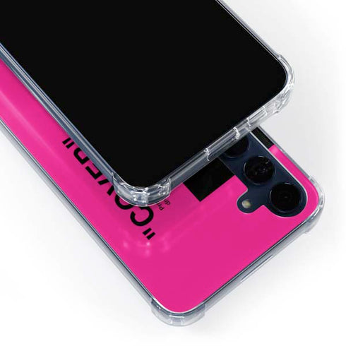 Black and Pink Arrows Galaxy S24 Clear Case