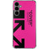 Black and Pink Arrows Galaxy S24 Plus Clear Case
