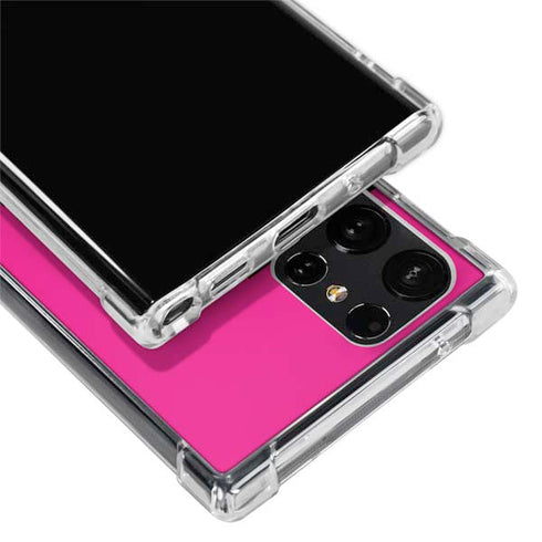 Black and Pink Arrows Galaxy S24 Ultra Clear Case