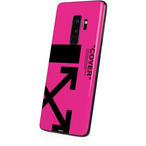 Black and Pink Arrows Galaxy S9 Plus Skin