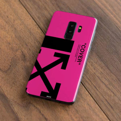 Black and Pink Arrows Galaxy S9 Plus Skin