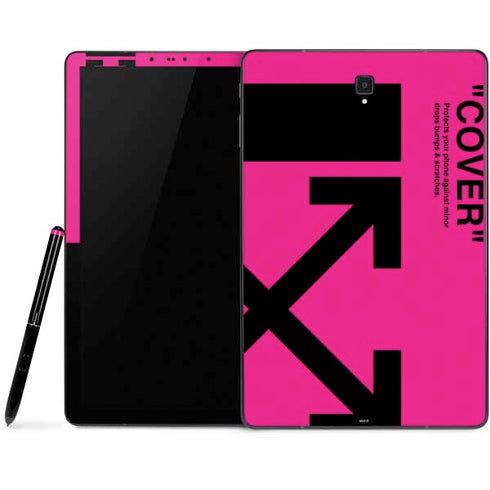 Black and Pink Arrows Samsung Galaxy Tab Skin