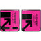 Black and Pink Arrows Galaxy Z Flip Skin