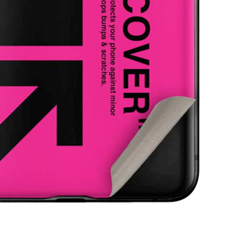 Black and Pink Arrows Galaxy Z Flip Skin