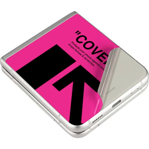 Black and Pink Arrows Galaxy Z Flip3 5G Skin