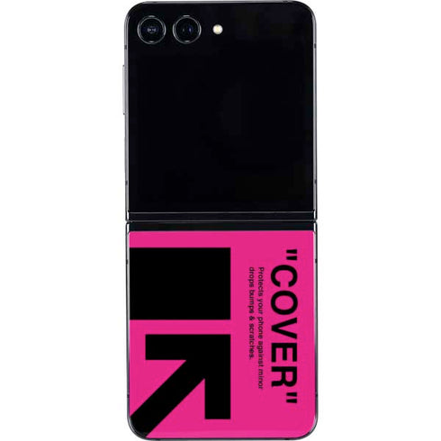 Black and Pink Arrows Galaxy Z Flip5 5G Skin