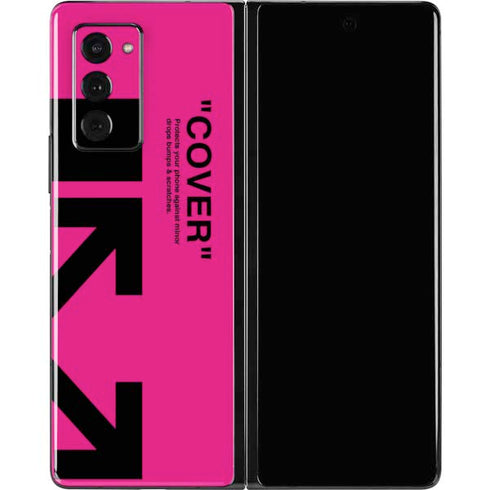 Black and Pink Arrows Galaxy Z Fold2 5G Skin