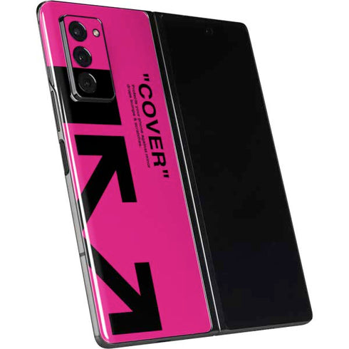 Black and Pink Arrows Galaxy Z Fold2 5G Skin