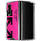 Black and Pink Arrows Galaxy Z Fold4 5G Clear Case