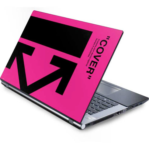 Black and Pink Arrows Generic Laptop Skin