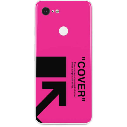 Black and Pink Arrows Google Pixel 3 Skin