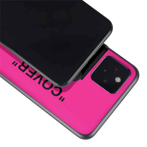 Black and Pink Arrows Google Pixel 4a 5G Skin