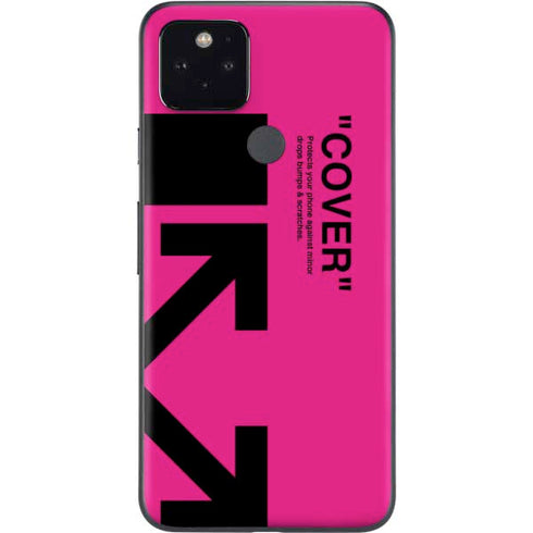 Black and Pink Arrows Google Pixel 5 Skin