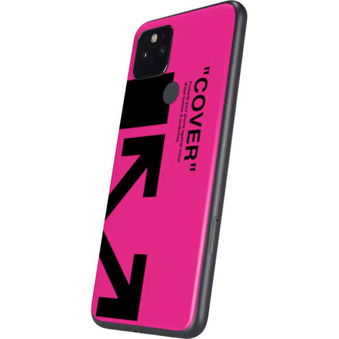 Black and Pink Arrows Google Pixel 5 Skin