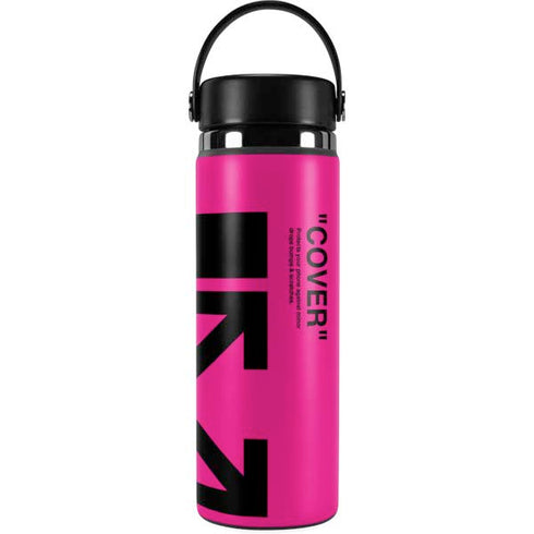 Black and Pink Arrows Hydro Flask 20oz Wide Mouth Skin